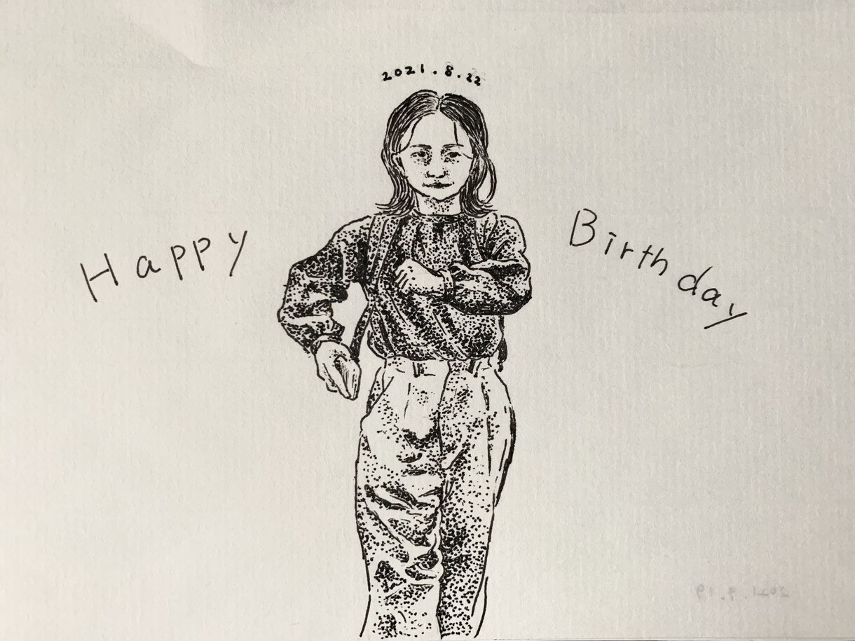 SNSのアイコン描きます シンプル！レトロな線画イラストであなたの似顔絵描きます！ イメージ2