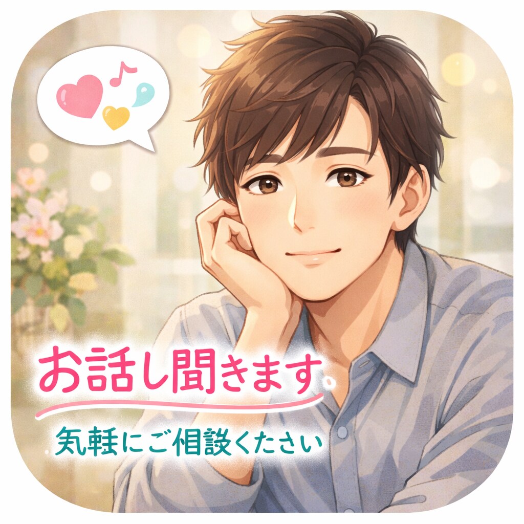 どんなお悩みでも丁寧にお話聞きます あなたの味方になります。1人で抱えなくていいですよ。 イメージ1