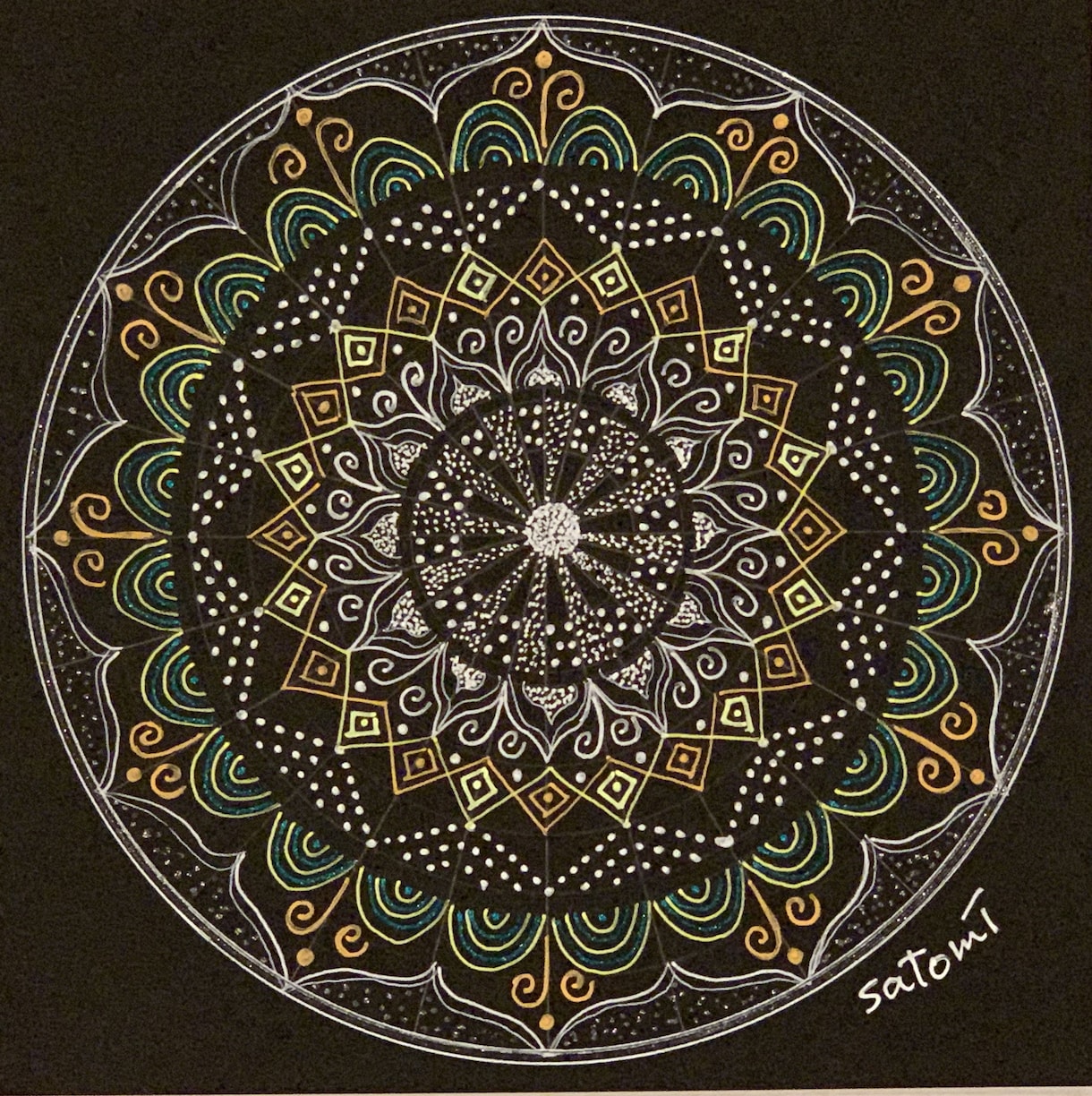 あなたの点描曼荼羅（てんびょうまんだら）を描きます 見るだけでエネルギー循環します。 イメージ6