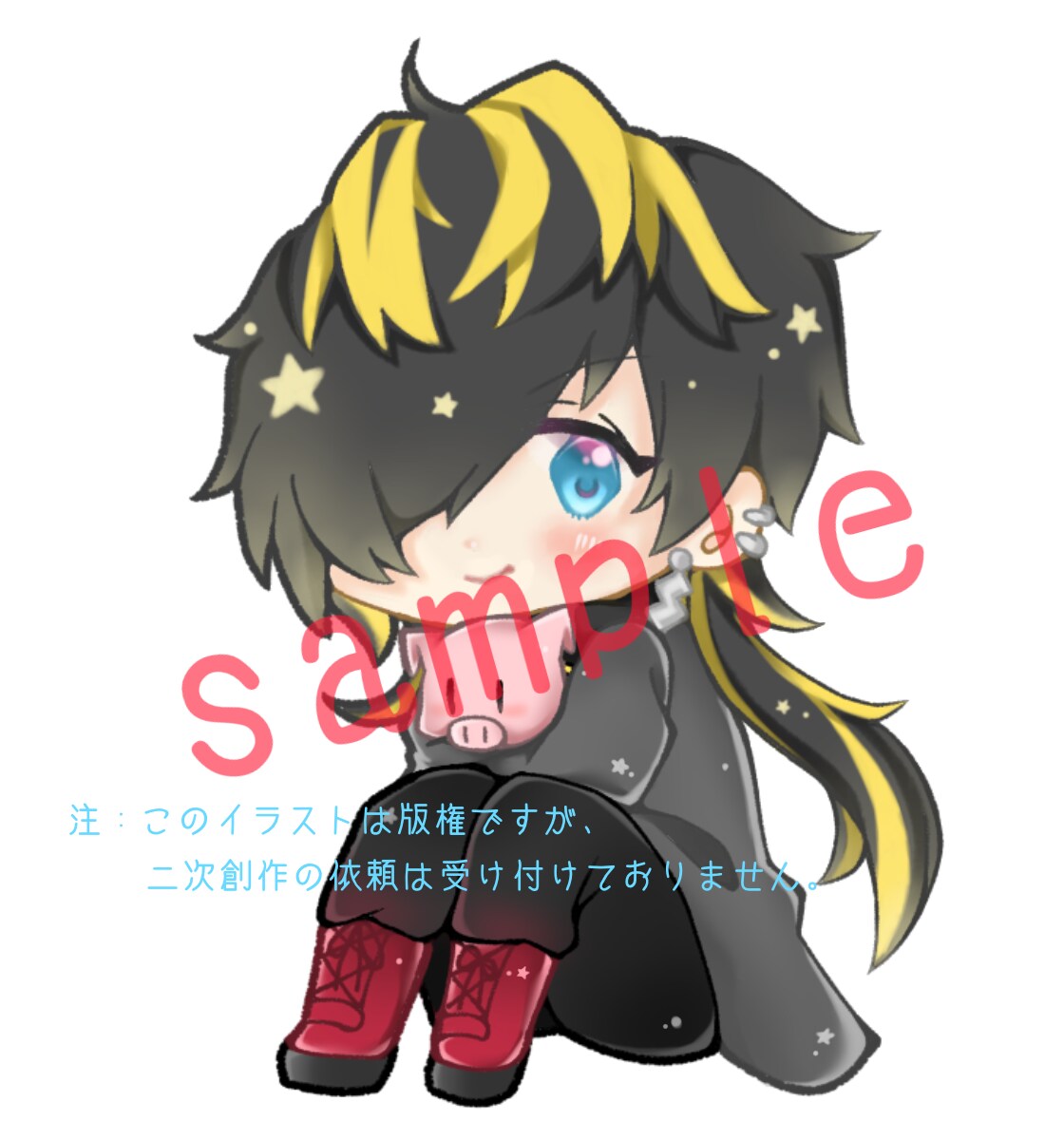 デフォルメイラスト描きます あなたのキャラクターをデフォルメ化して描きます イメージ2