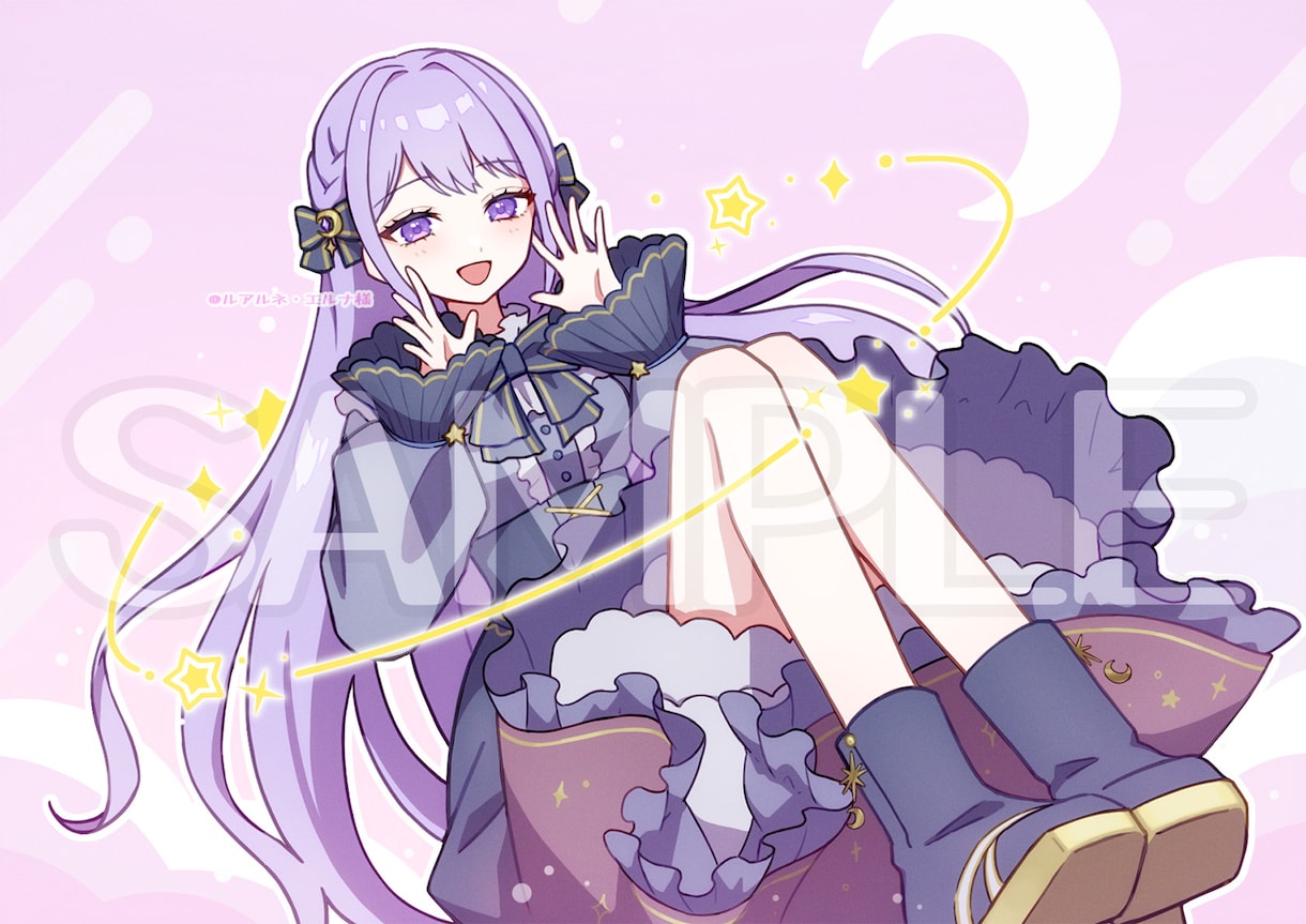 シンプルな一枚絵制作します お急ぎ納品対応可/アイコンやサムネイルにも◎ イメージ2