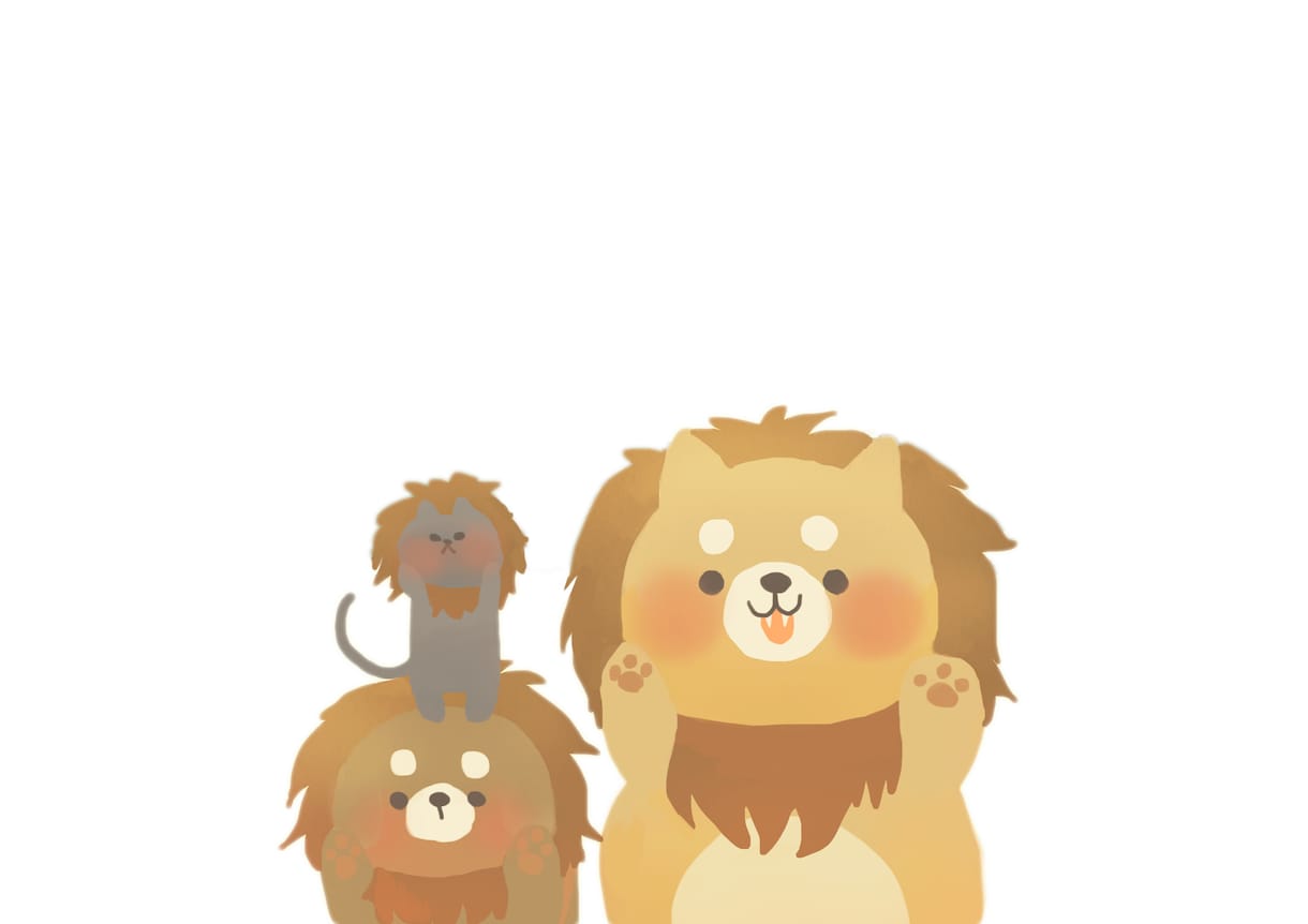絵本ちっくなデフォルメキャラクターを描きます SNSアイコンや名刺のアイコンなどに イメージ7