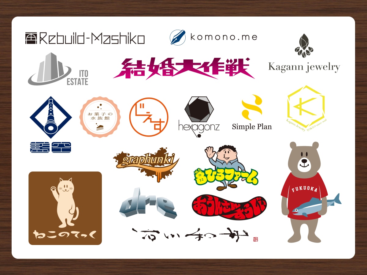 オモシロダサカッコカワイイロゴ込込価格で作成します AI, EPS, PDFデータのセット納品＆著作権譲渡価格！ イメージ6