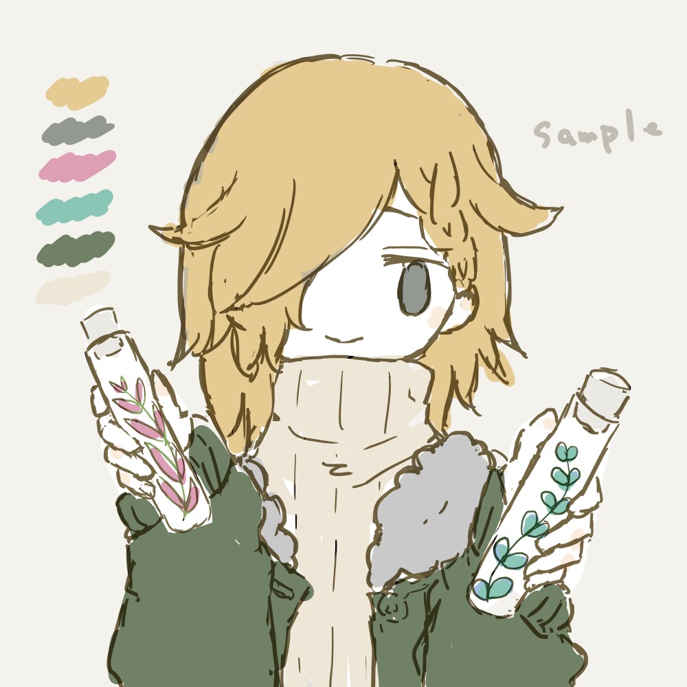 SNSアイコン制作します やわらかい雰囲気のアイコンお描きします イメージ4
