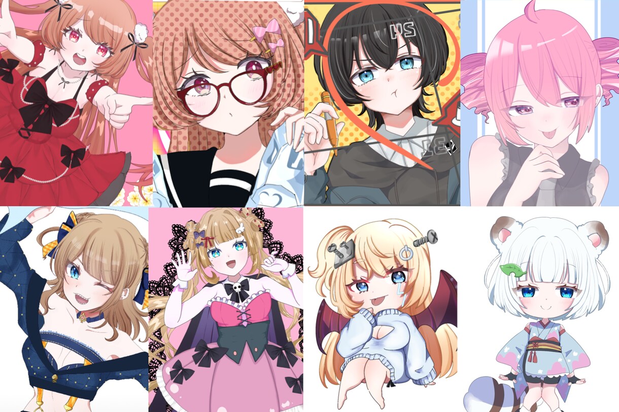 歌みた急ぎの方へ！安く早く描きます 安くて早く！可愛いイラスト描きます イメージ1