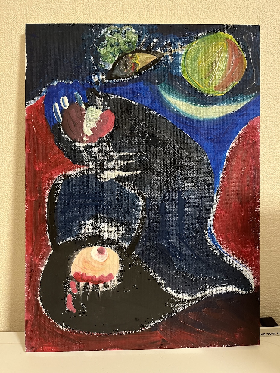 一味違った闇深い絵を飾ります 現代人はとても心が疲れていて壊れることもしばしば。 イメージ2