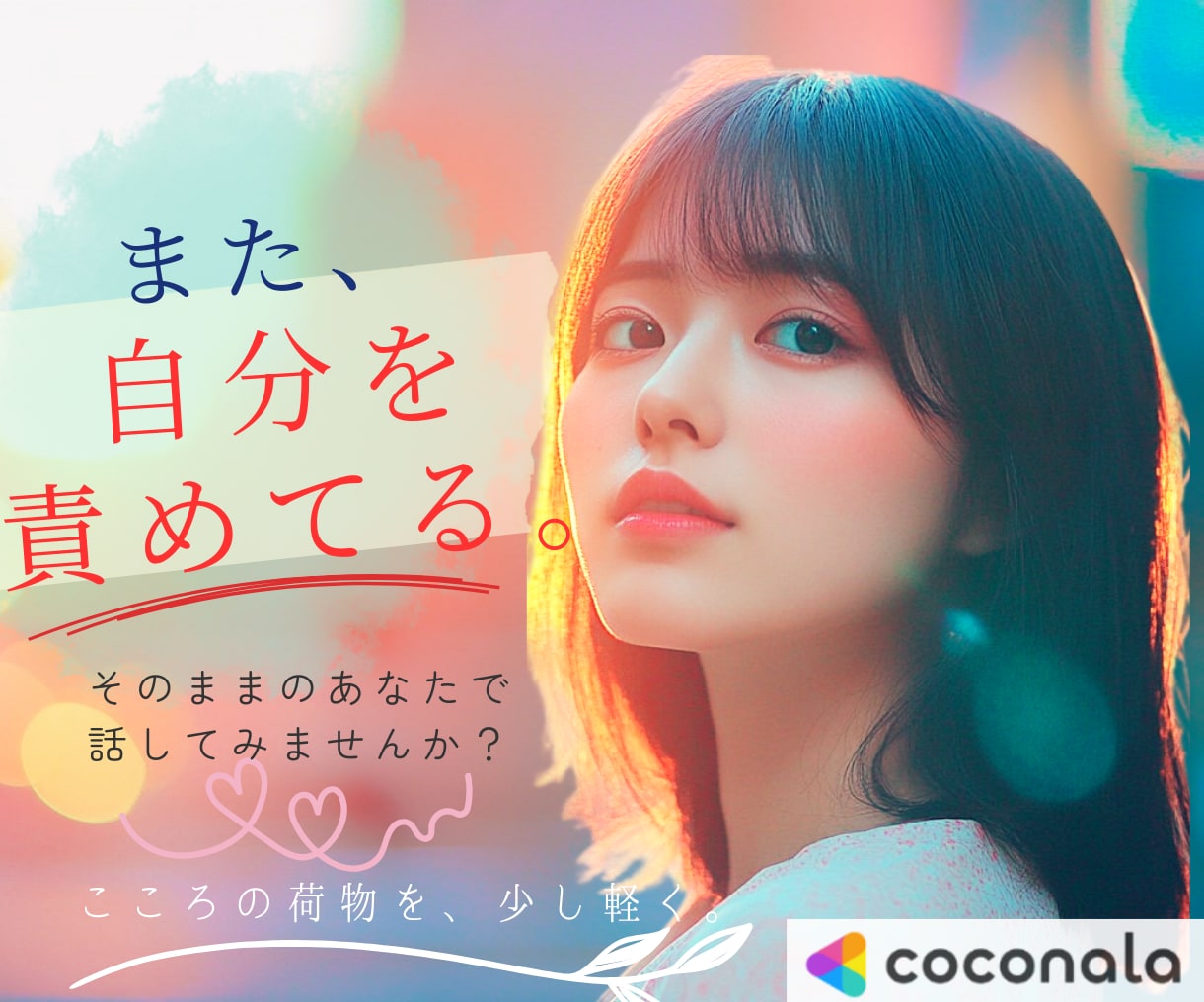 また自分を責めてしまうあなたの気持ちをお聴きします 「私なんて」が止まらない！頭の中を一緒にゆるめます❀ イメージ1