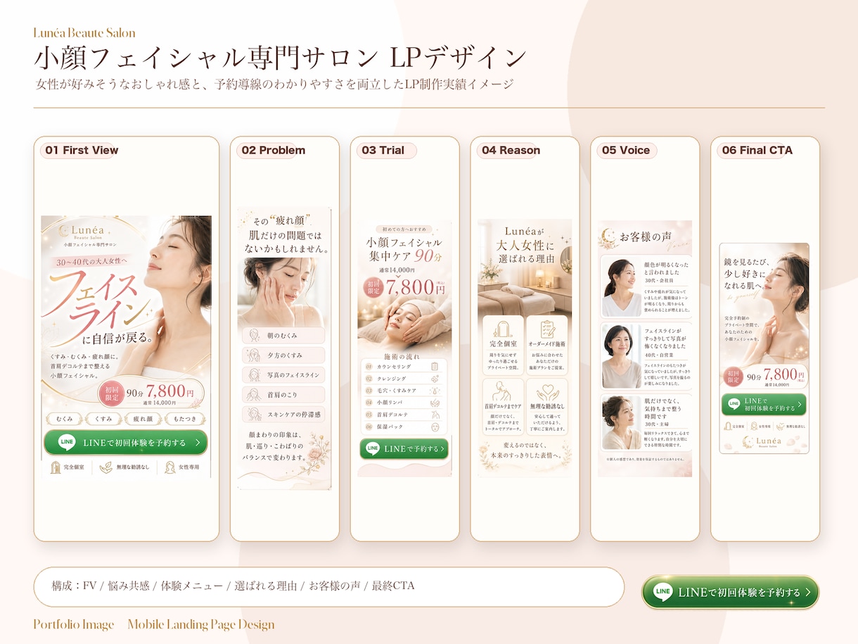 3名様限定⭐︎集客経験を活かしたLPを作成します コンサル・美容などの集客LPをSTUDIOで制作 イメージ2