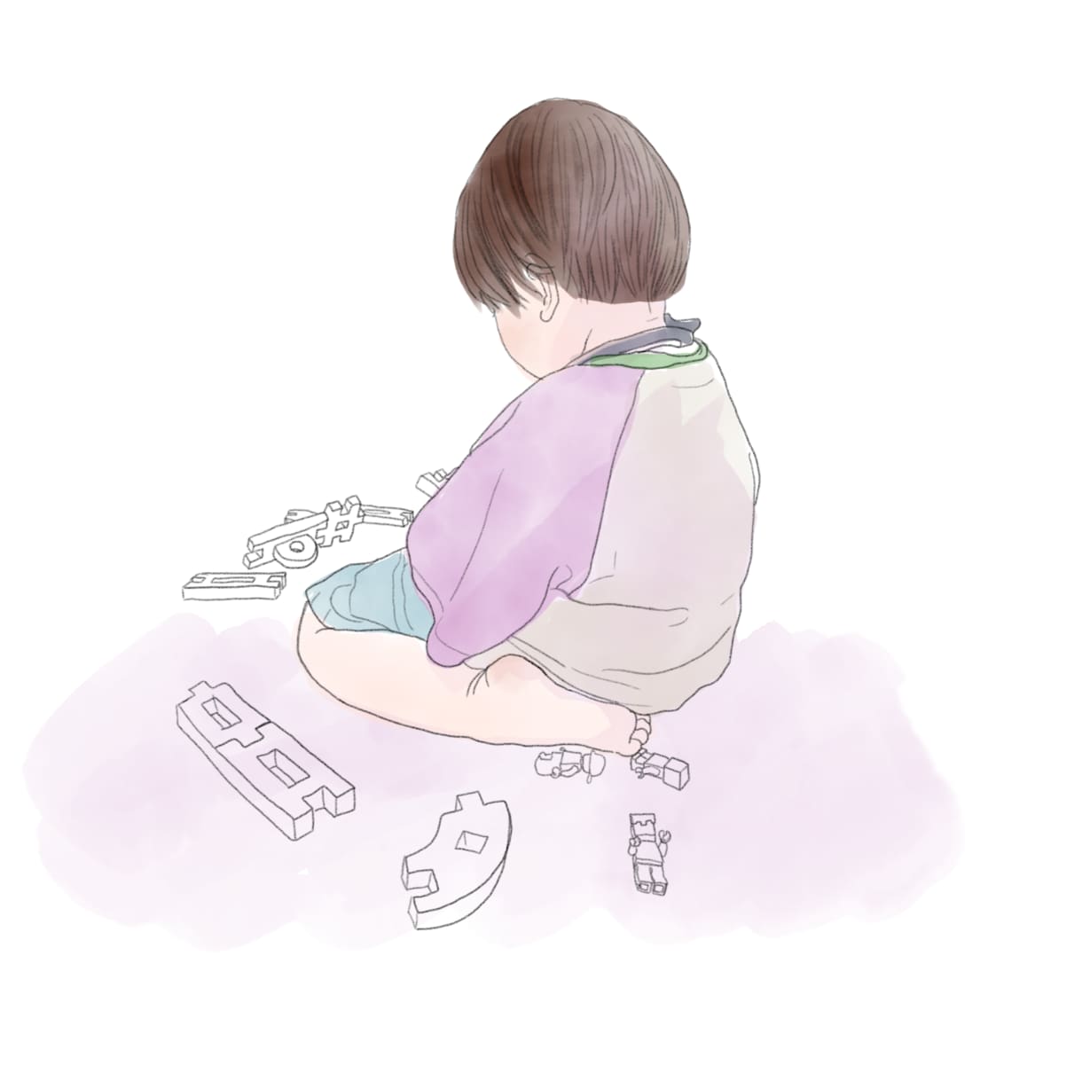 ムービーに使える！水彩線画描きます 写真や画像がなくても大丈夫！優しい色合い⸝⋆ イメージ3