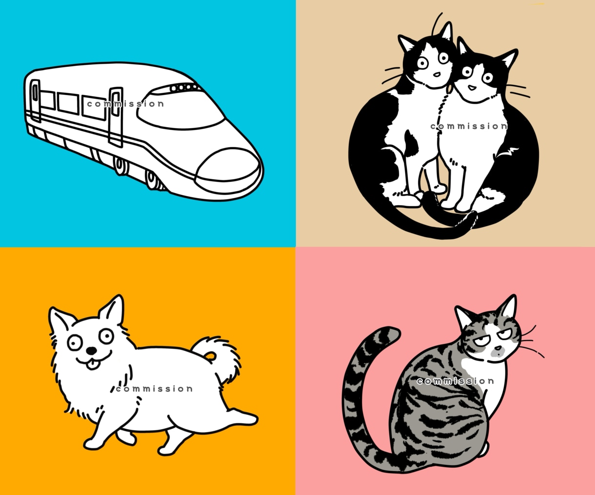 即納可◎ゆるっと目立つシンプル動物アイコン描きます ◎覚えてもらえる！ロゴやプロフィールにもおすすめ◎ イメージ7
