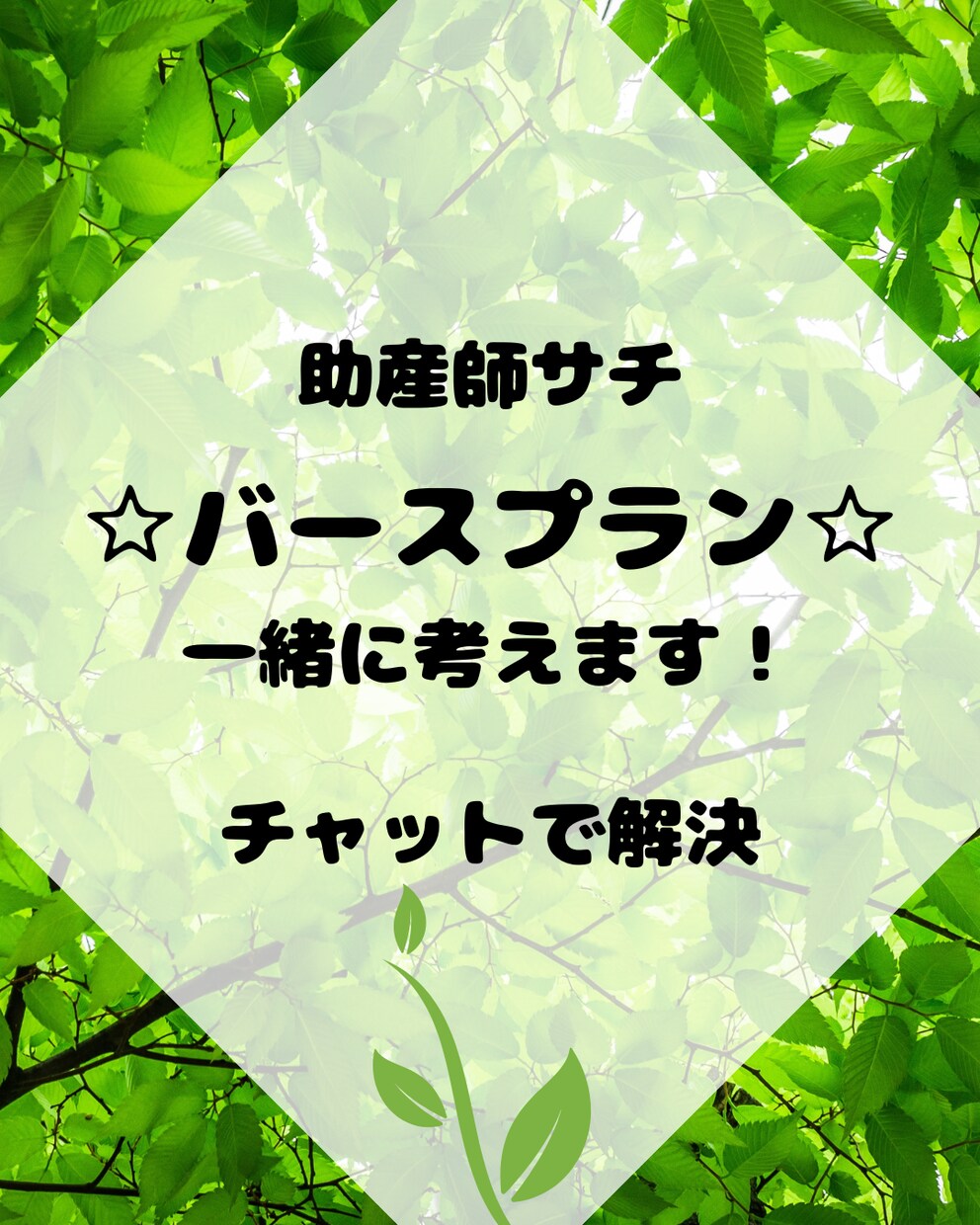 助産師サチがバースプラン一緒に考えます どんな出産をしたいですか？？？ イメージ1