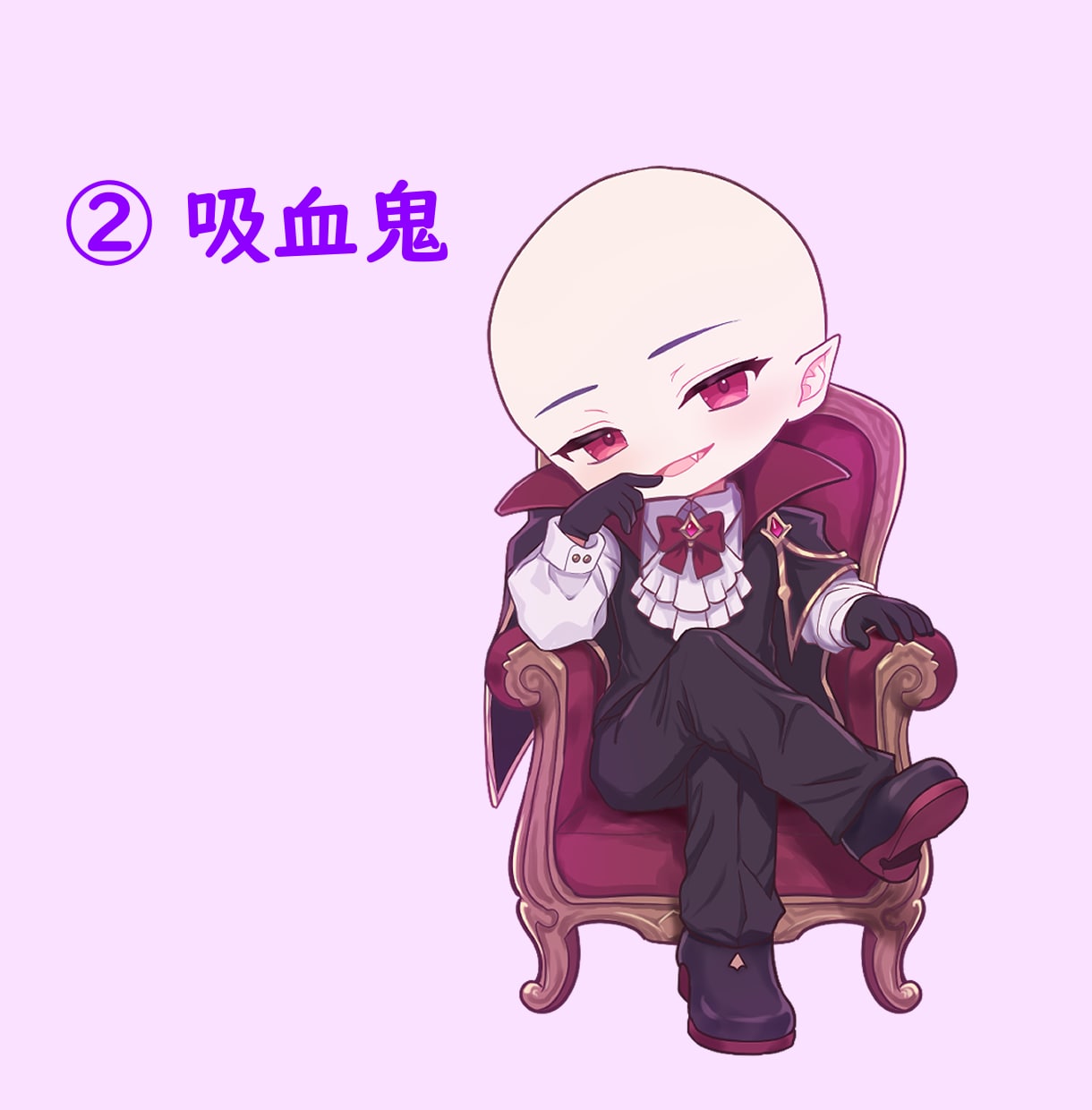 ハロウィン衣装！量産型SDイラストをお描きします ３種の仮装から選べる2026/10/31までの特別価格！ イメージ3