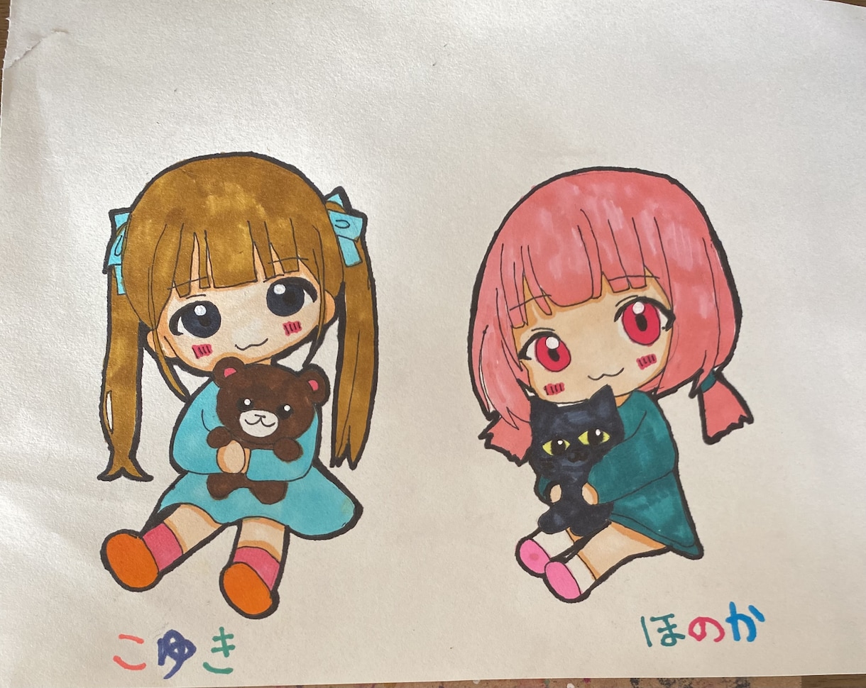 ゆるふわ手描きイラスト制作します SNSアイコン手描きで制作します。 イメージ1