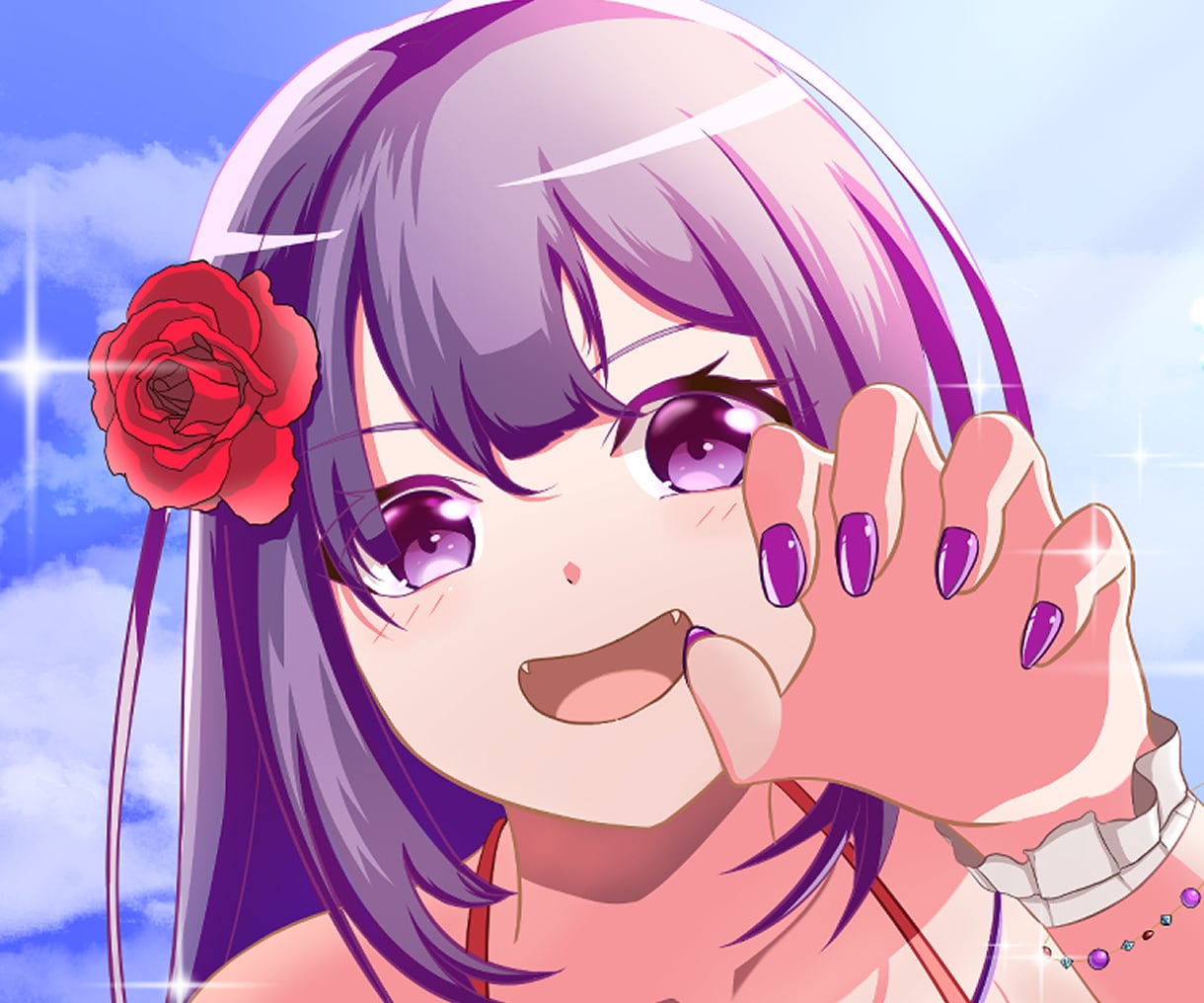 SNS用アイコン・一枚絵などイラスト描きます 配信用・壁紙・キャラデザなど理想のデザインをお届けします！ イメージ1