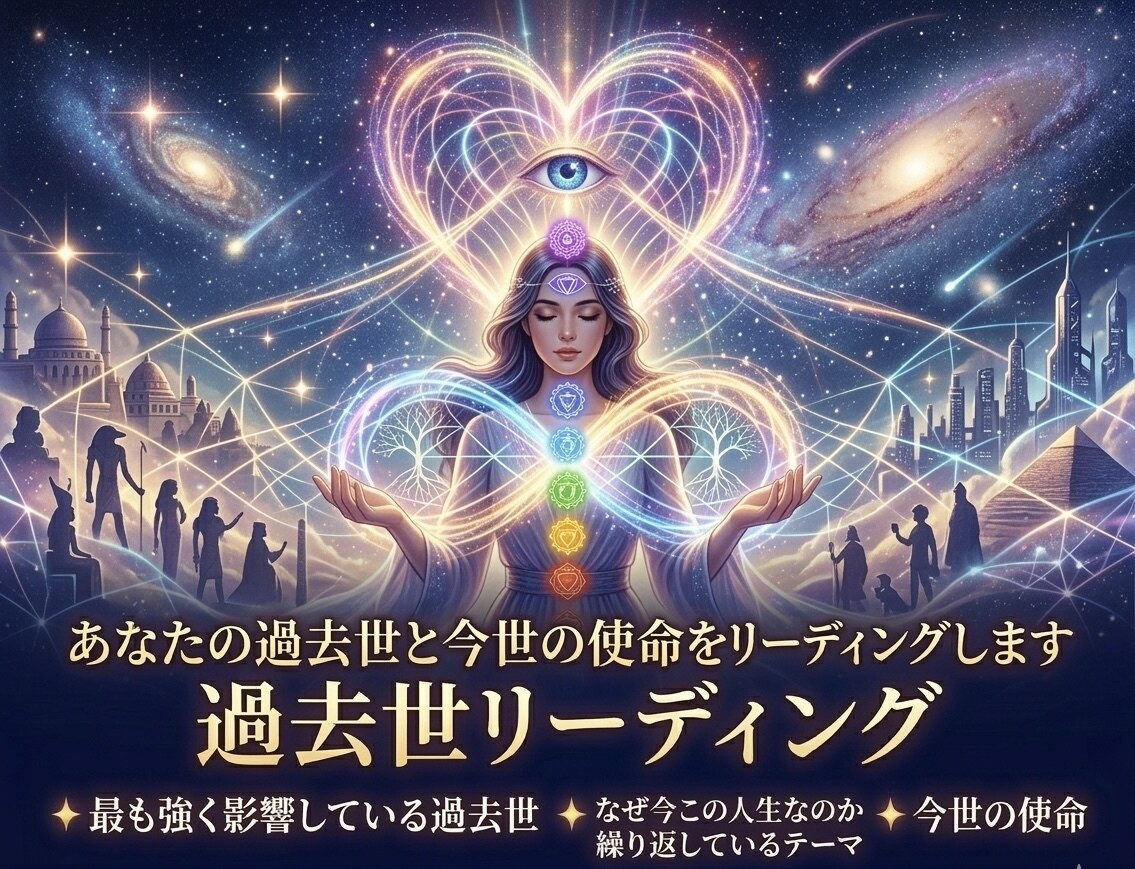 過去世リーディングで今世の使命を視ます あなたの使命を紐解く鍵は過去世にある イメージ1