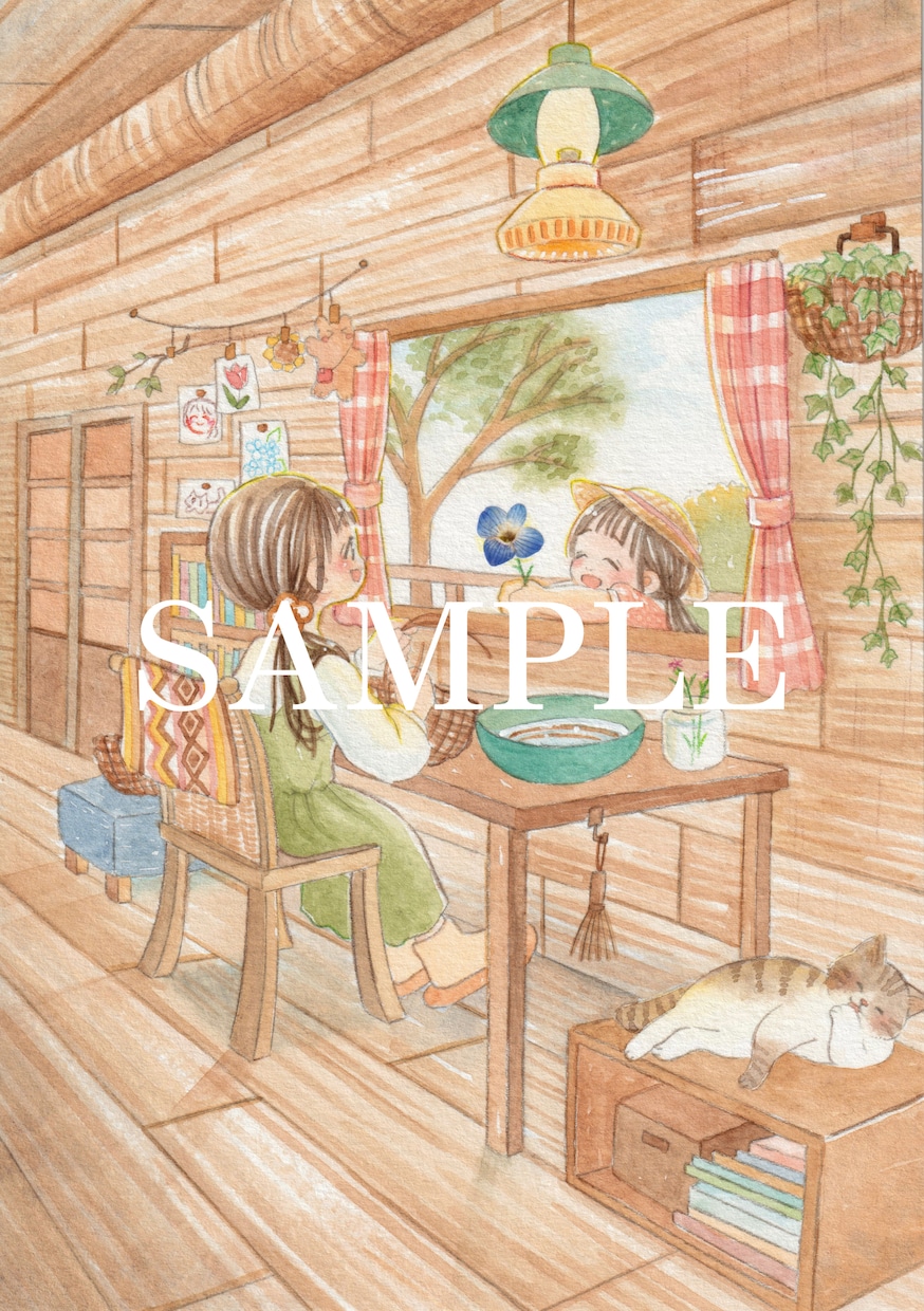 水彩やデジタルで温かみのあるイラストをお描きします プレゼントやお祝いなどにもいかがでしょうか＊ イメージ1