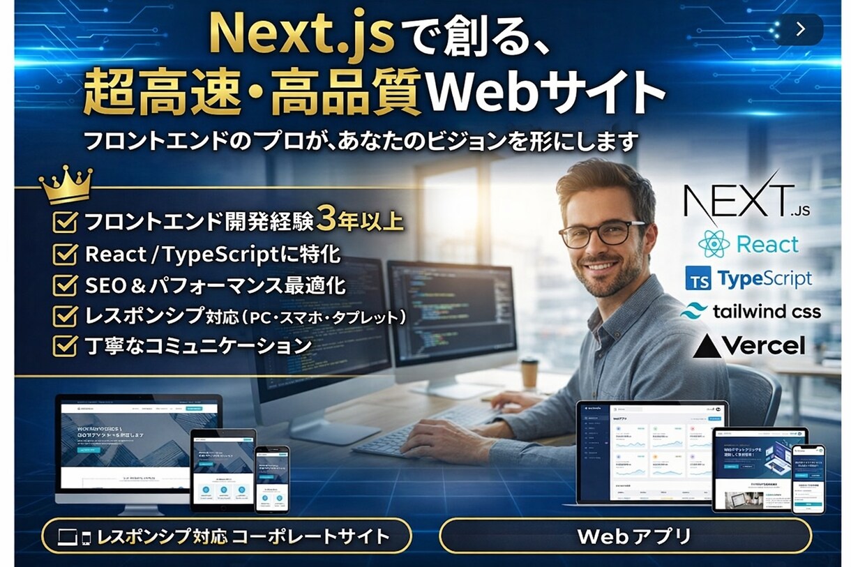 シンプルで使いやすいHPを制作します はじめてでも安心、要望を整理して形にします。 イメージ1