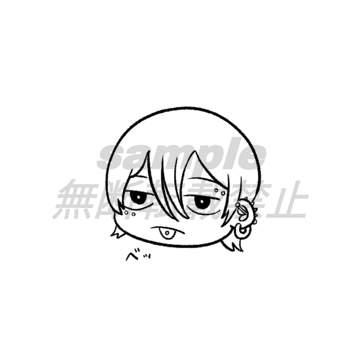SNS用アイコン作成いたします ご依頼主様自作のキャラクターリメイクも可能☺︎※SDキャラ イメージ1