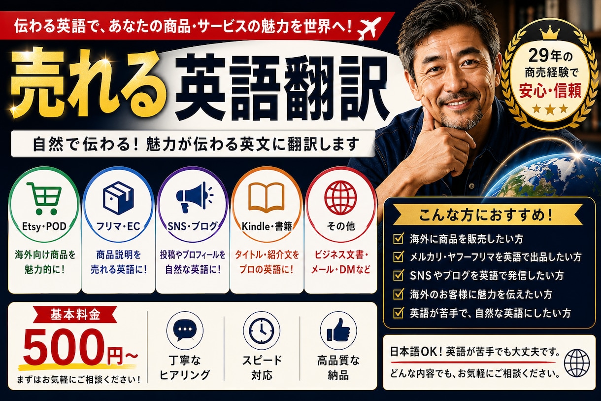 売れるセールスコピー作成します 29年の商売経験で売れる文章をご提案 イメージ1