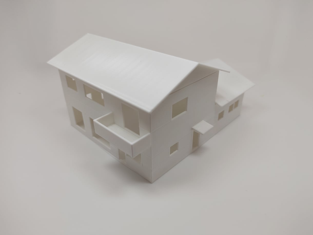 3Dプリンタで住宅の外観建築模型を作成します 3Dプリンタならではのスピード感、仕上がりをお届けします イメージ2