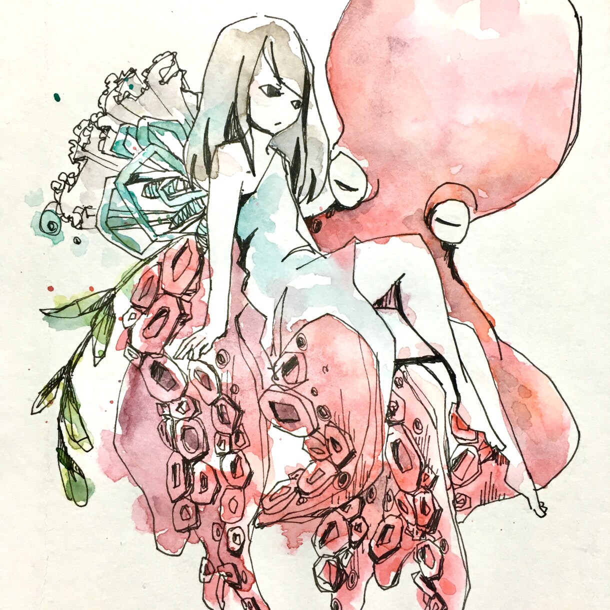 水彩絵具でほんわかイラスト描きます 水彩絵具の暖かみのあるイラストで差がつきます！ イメージ7