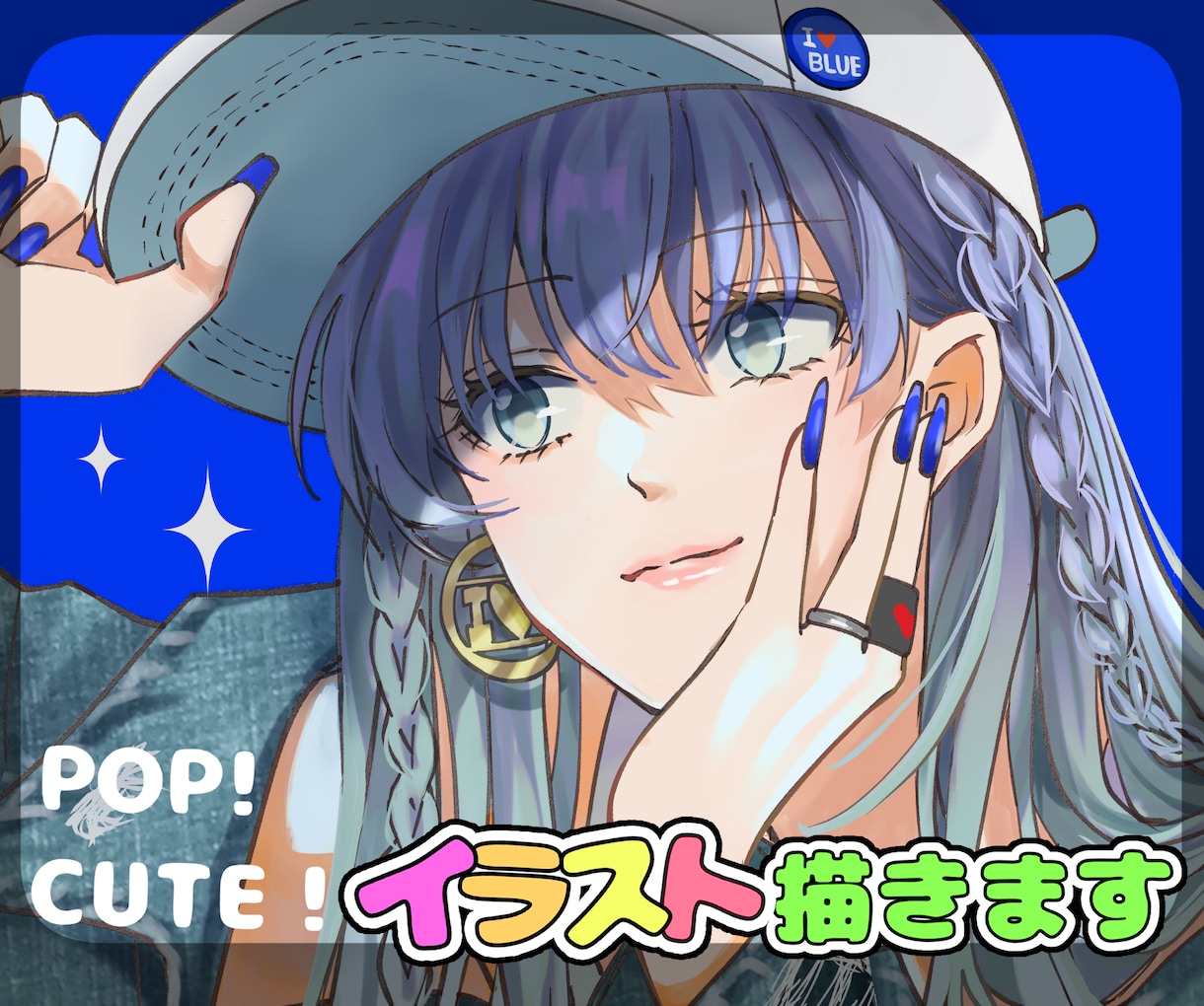 アイコンやサムネイルなど★鮮やかなイラスト描きます 個人用、VTuber向けサムネやグッズ用等様々なご用途に★ イメージ1
