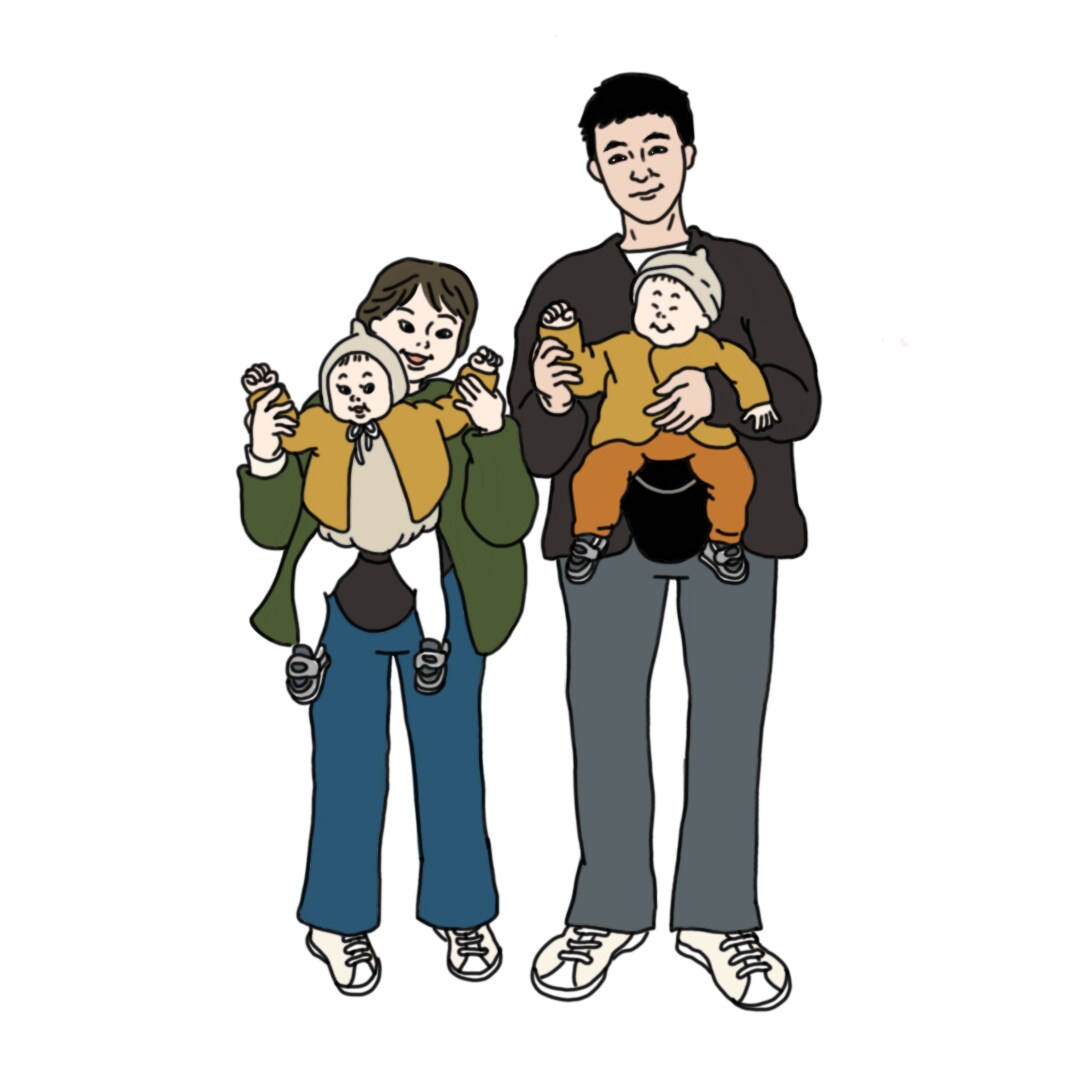 ファミリーイラストを描きます 忘れたくない、ふとした可愛い瞬間をイラストにします！ イメージ3