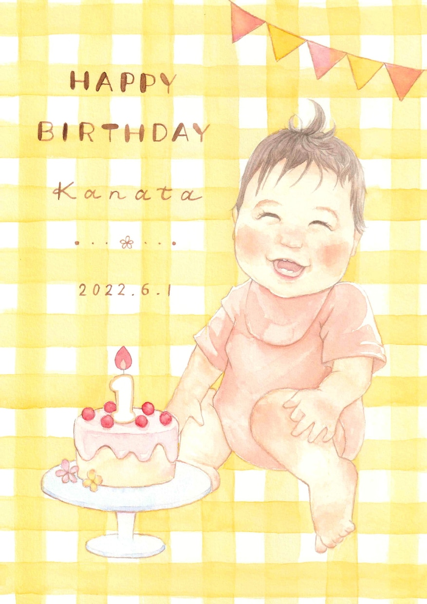 もらって嬉しい！明るい手描き水彩似顔絵描きます 何度も眺めたくなる、世界にひとつだけの宝物。 イメージ4