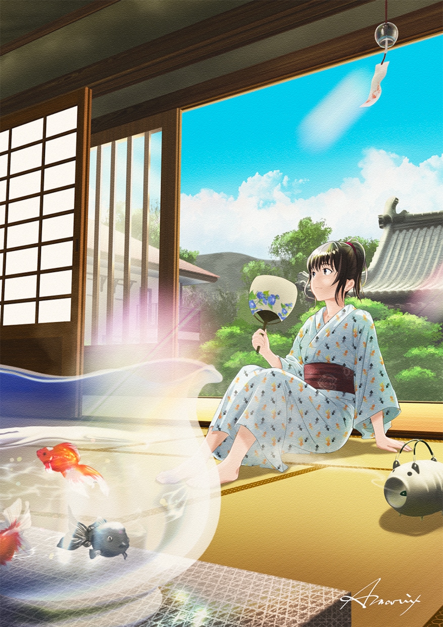現役アニメーターが背景やコンセプトアート描きます 書籍装丁画、MV、フライヤー、ポスターチラシなど利用できます イメージ1