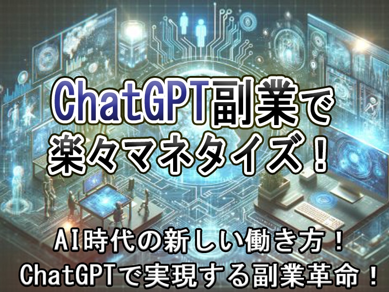 AIライターになって最速で収益を上げる方法教えます 副業の第1歩をChatGPTで踏み出そう！ イメージ1