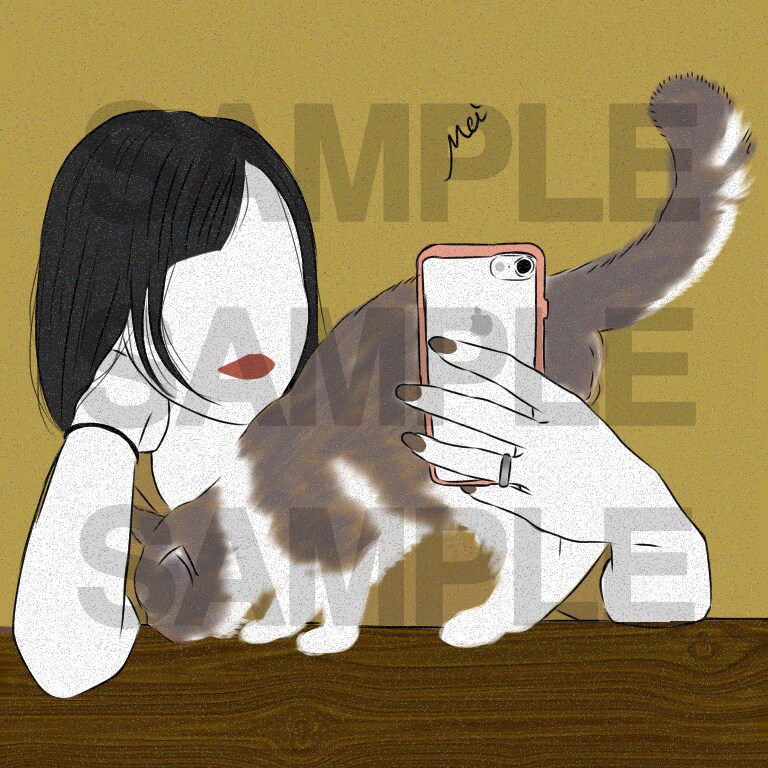シンプルなアイコンイラストや、似顔絵など描きます アイコンなどに使えるシンプルな似顔絵イラスト イメージ5