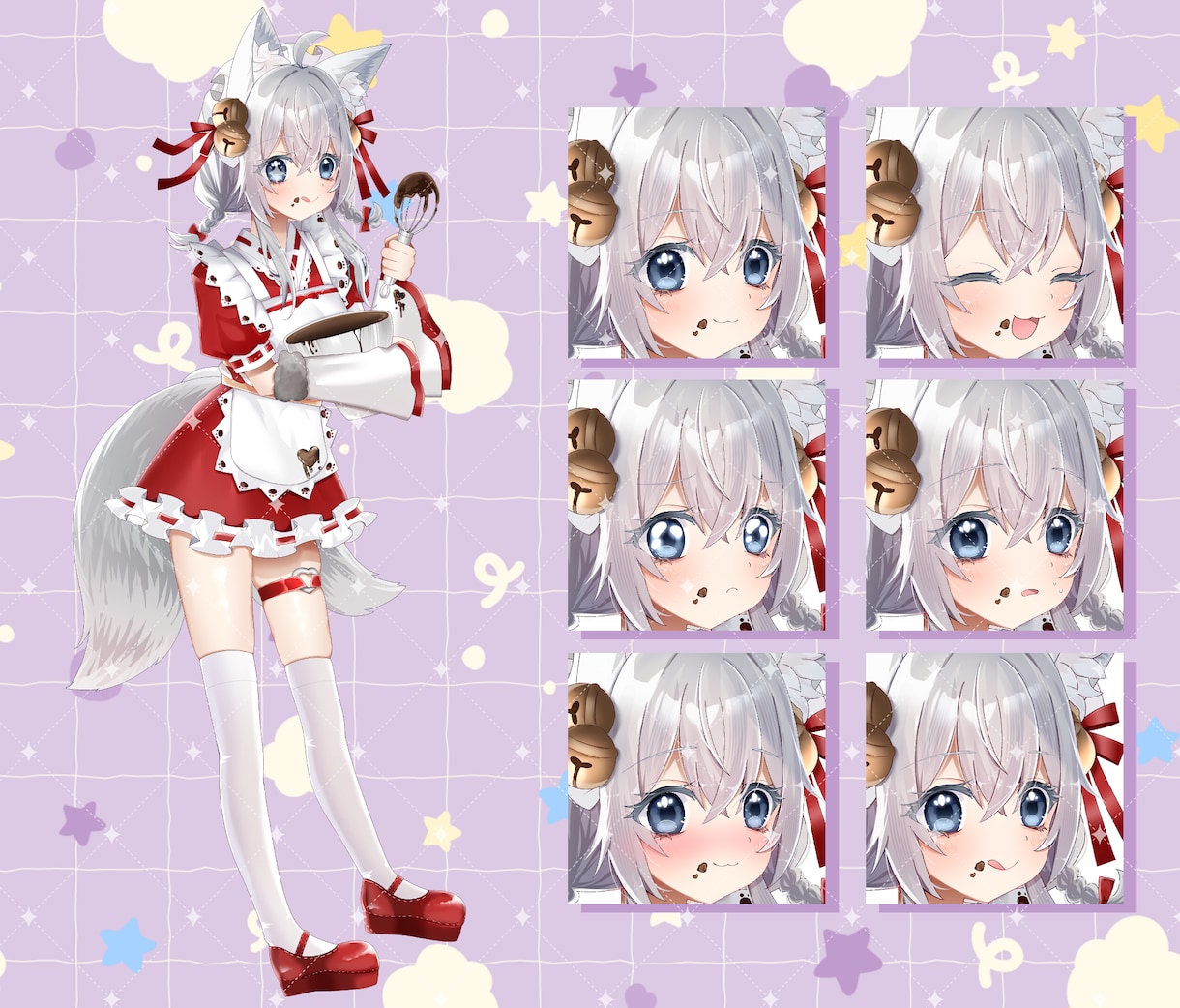 TRPGもVTuberもOK！可愛い立ち絵作ります 好きな絵柄を選ぶだけ！追加料金無し！最短４日で納品可 イメージ6