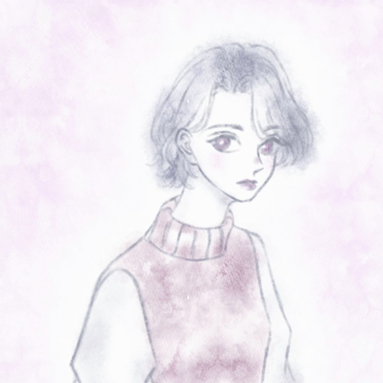SNS用のアイコンを水彩画風にお描きします 雰囲気のある絵をお届けします！ イメージ3