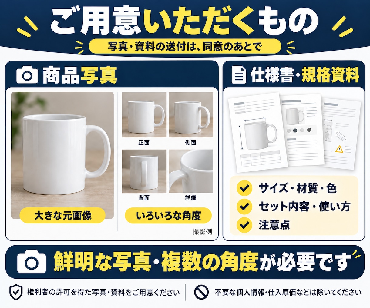 Amazonの商品画像・原稿・A+を作ります 先着1名3,000円｜社名・商品名・制作物の全内容公開が条件 イメージ4