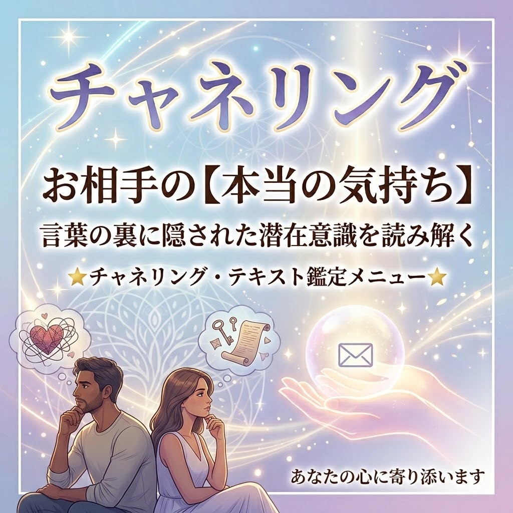 お相手の気持ちや本音をチャネリングで鑑定します 先着３名様限定❣️お相手の潜在意識から本音をお伝えします イメージ1