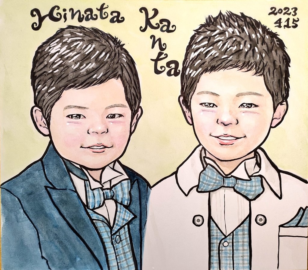 企業のイベントで集客に最適な似顔絵を人数分描きます 沢山のお客様へ温かい手描き絵のプレゼントはいかがでしょうか？ イメージ5