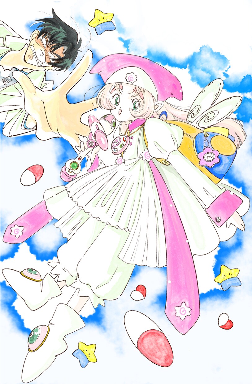 90’s〜2000s平成レトロなイラスト作成します 表情豊かなレトロタッチイラストを描きます。 イメージ1