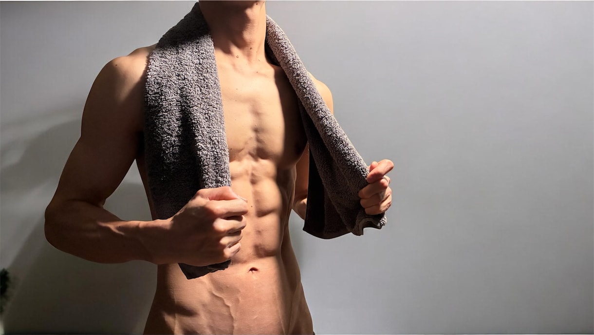 40代・細マッチョ☆腹筋パーツ素材撮影します 40代現役フィットネスモデルの割れた腹筋・肉体美をお届け イメージ5