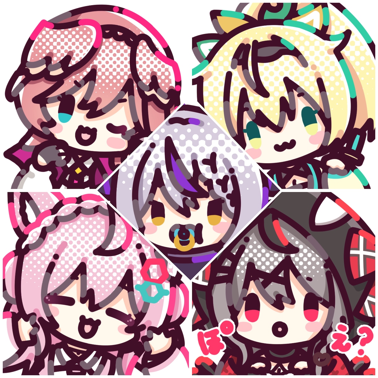 LINEスタンプ・YouTube絵文字描きます 1点からok! 商用利用可能！ライバーさんにおすすめです！ イメージ1