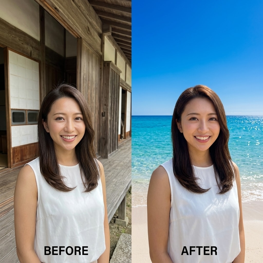AI画像・写真を自然にレタッチ加工します 顔・肌・髪・手・背景などご希望に合わせて修正します イメージ2