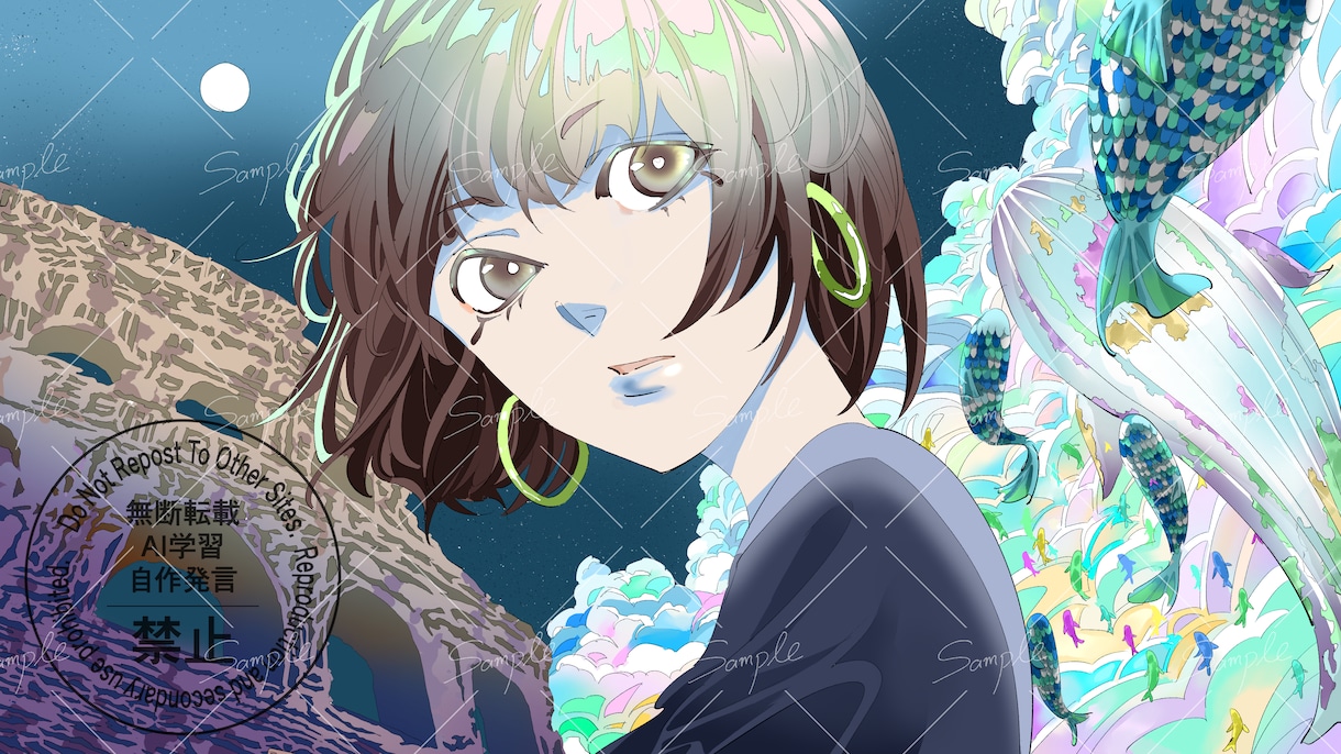 商用利用可能！ご希望のイラストを作成します ラフを線画と色塗りで修正できるのであなたの理想に近づけます！ イメージ1