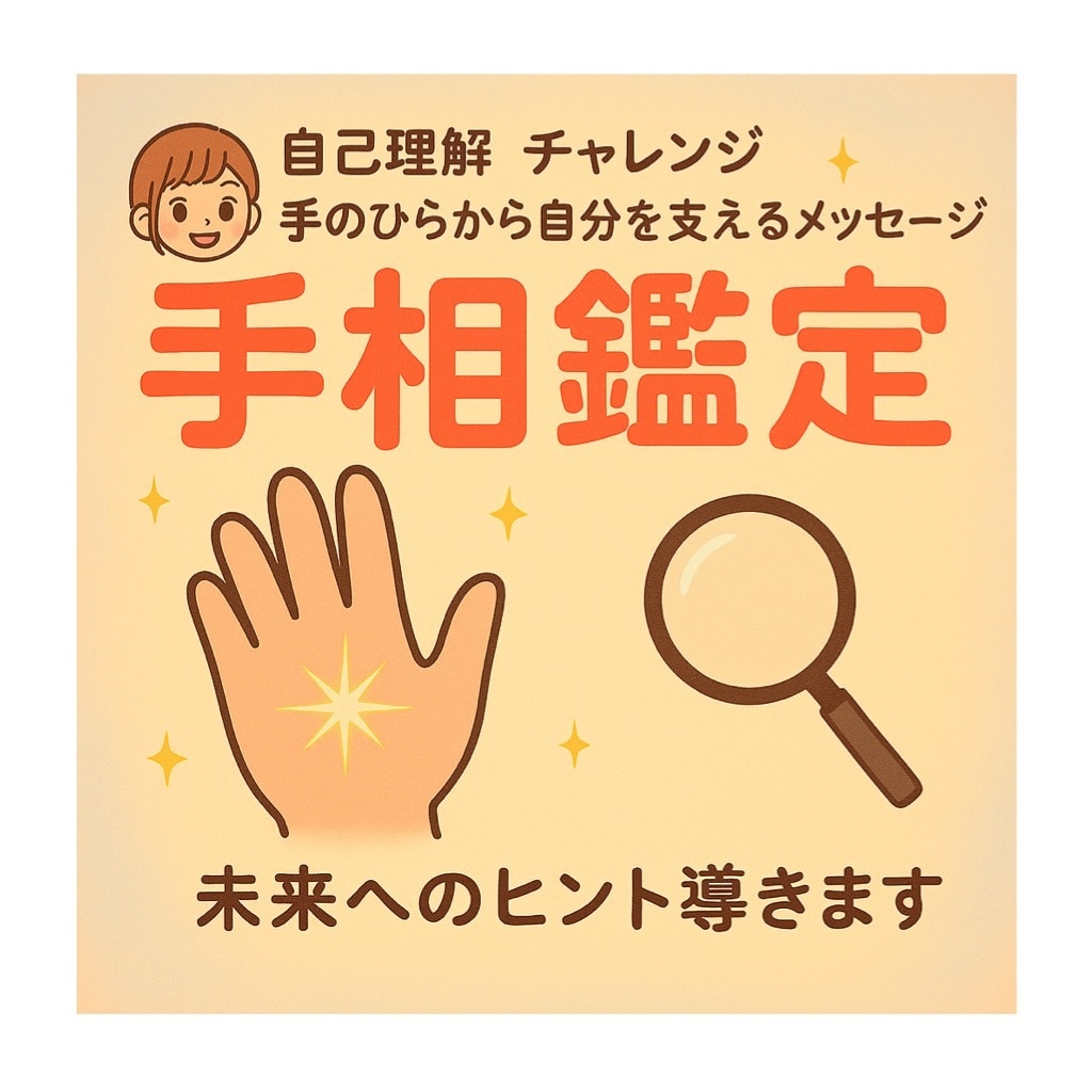 手相鑑定◯✳︎ 手のひらからあなたを応援します 自己理解から、あなたらしい一歩を イメージ1