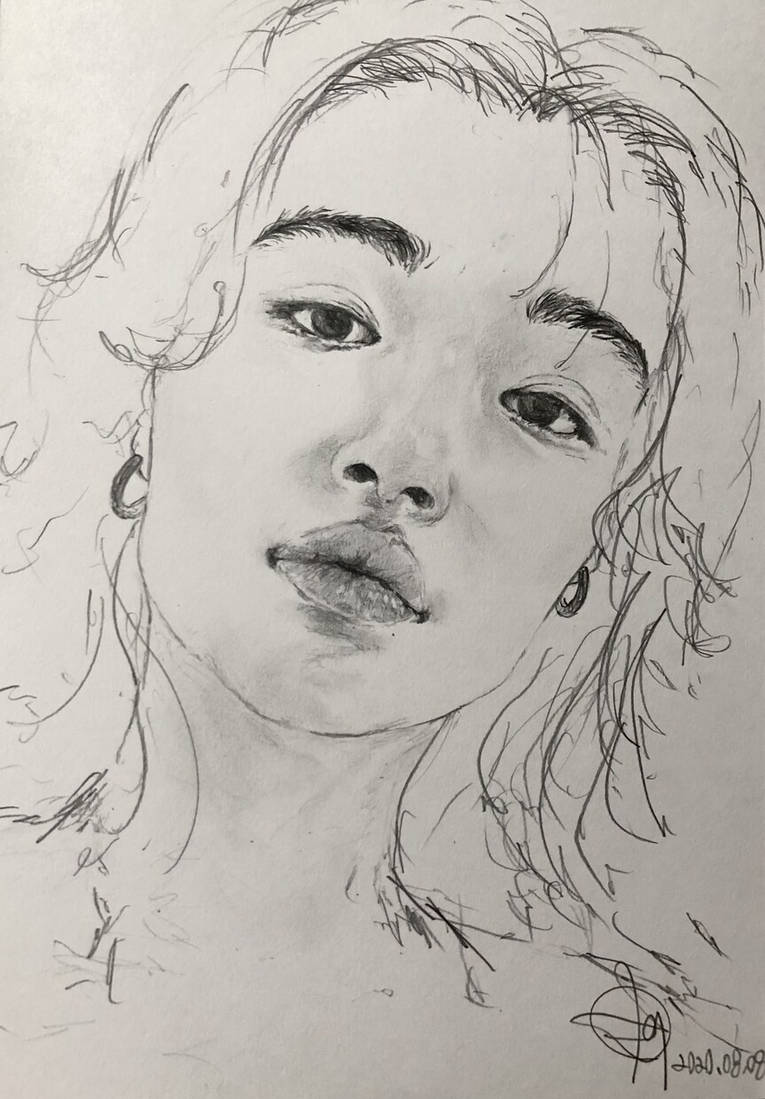 写真代わり/ギフト/記念等に似顔絵を描きます 写真代わりに、贈り物に、イベントフライヤーに。 イメージ3