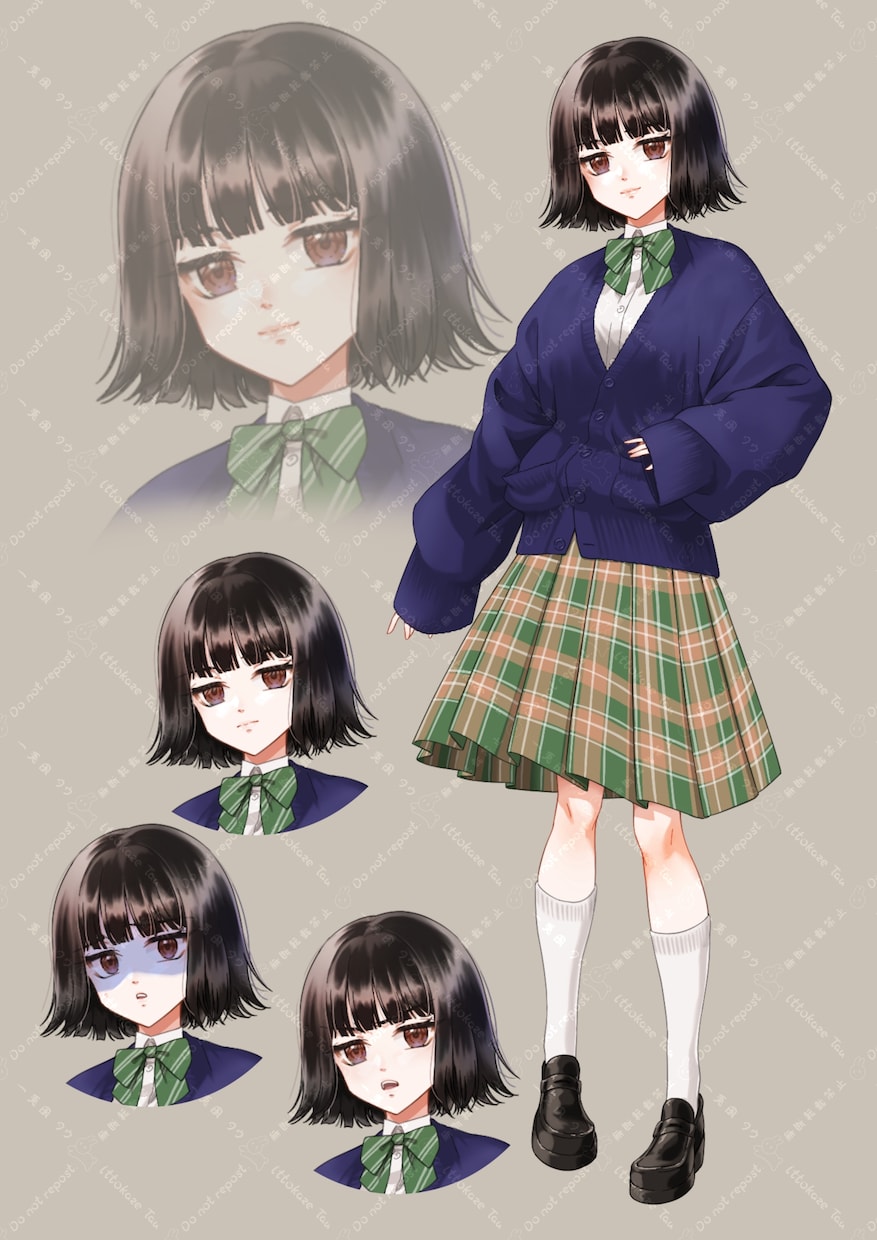 アニメ風のイラストを制作します TRPGや動画、配信など幅広く利用できるイラストをお届け！ イメージ7