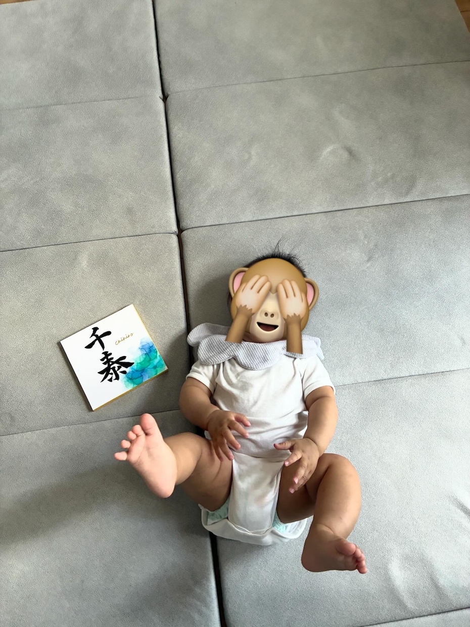 オーダー命名書お作りします 唯一無二のキャンバス命名書　初節句などのお祝いにも◎ イメージ2
