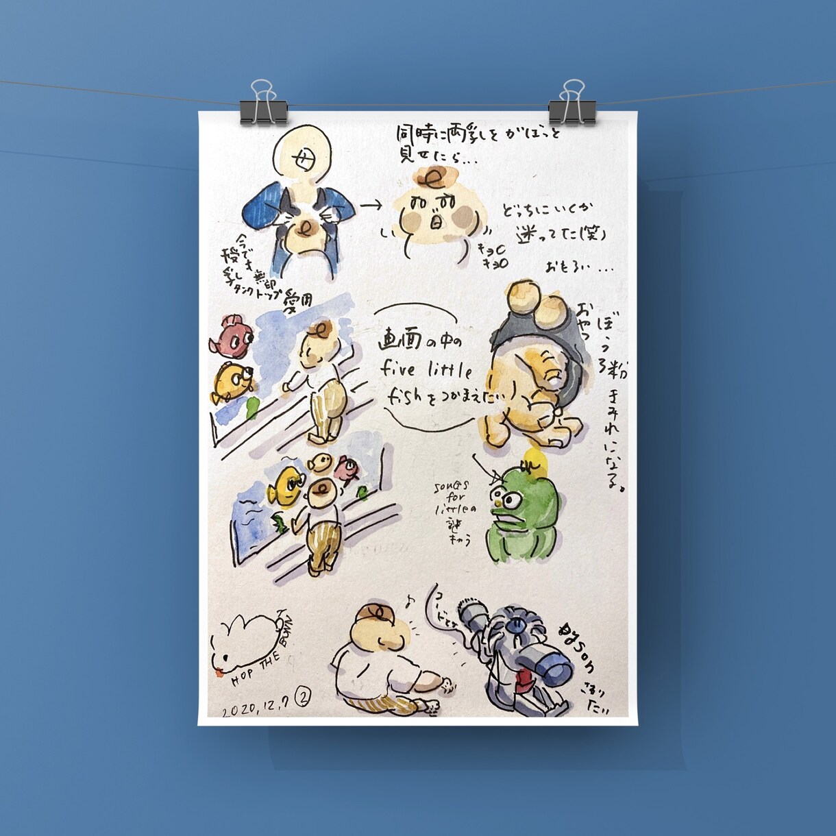子供イラスト似顔絵、SNS用挿絵描きます ペンと色鉛筆や水彩で味のあるタッチでほのぼのイラスト イメージ1