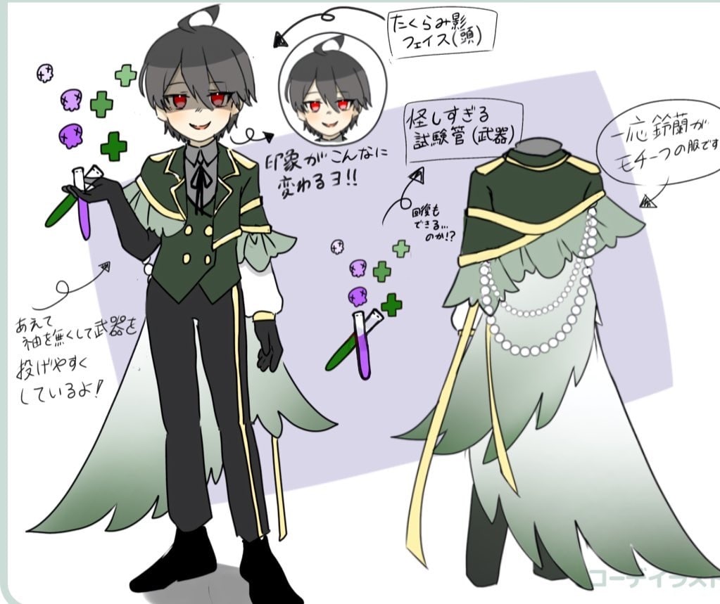 キャラクターデザイン考えます オリジナルキャラクターを作るお手伝いをさせて下さい！ イメージ1