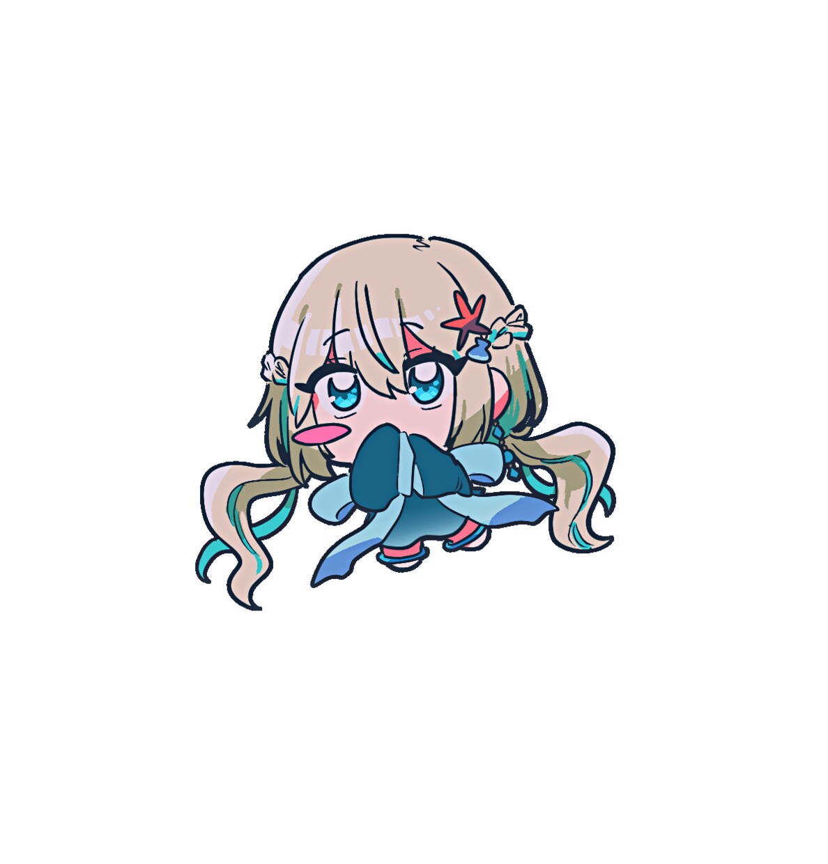 1.5頭身のかわいいイラストを描きます もちもちでかわいい1.5頭身のイラストをお描きします！ イメージ6