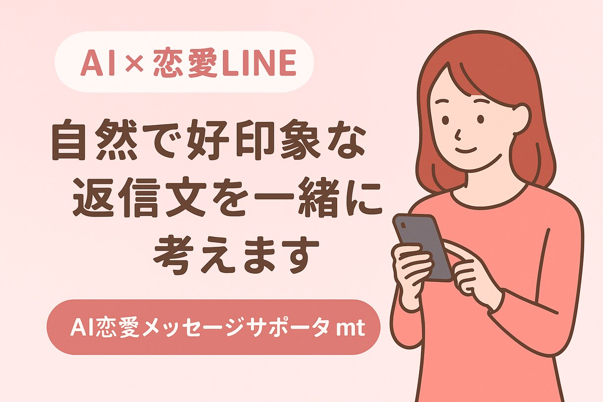 恋愛LINEの返信メッセージをAIでサポートします AIであなたの恋を後押しする恋文サポート イメージ1