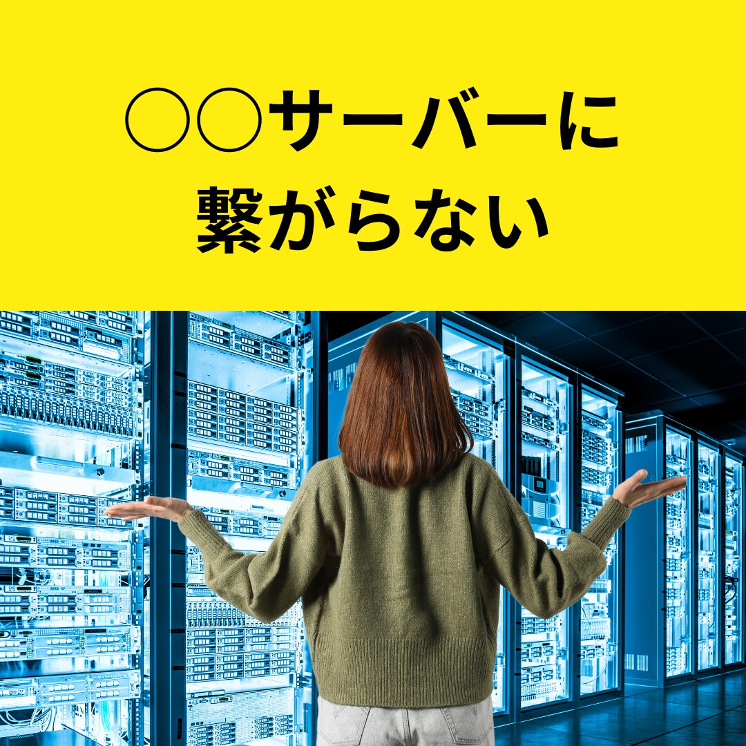 サーバーに繋がらないときにサポートします web、メール、FTP、データベースの接続サポートできます イメージ1